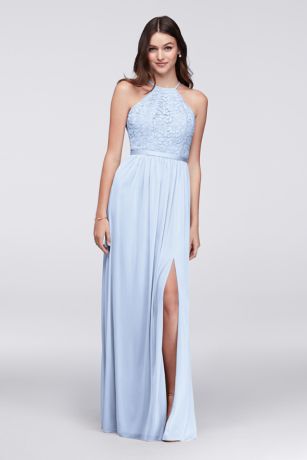 Ice Blue Dresses & Gowns David's Bridal - 320x480 - jpeg Ice Blue Lace Bridesmaid Gowns